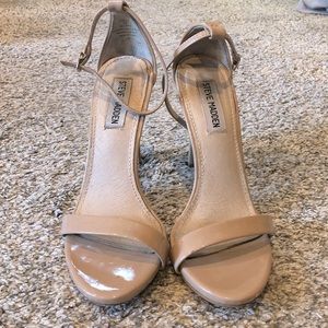 Steve Madden Nude Strappy Heels Size 7